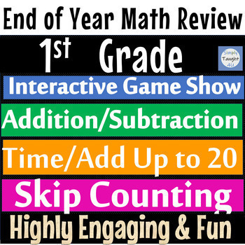 Preview of End of the Year 1st Grade Math Activity | Back to School 2nd Grade Math Review