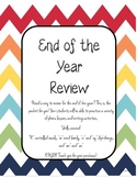 End of the Year 1st grade Phonics Review