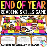 Fun End of the Year Reading Activities ELA Summer Reading 