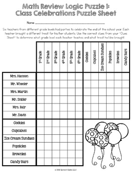 logic multiplication puzzle digit multi puzzles year grade math activity 5th worksheets activities games nbt end teacherspayteachers 23k followers choose