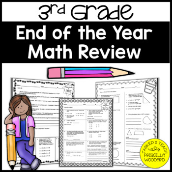 Preview of End of the Year 3rd Grade Math Review