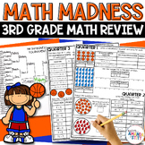 End of the Year 3rd Grade Math Review Packet - Test Prep -