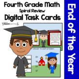 End of the Year 4th Grade Digital Task Cards Boom Cards™ |