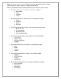 End of the Year - 4th Grade Social Studies Test - US Regio