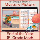 End of the Year 5th Grade Math Review | Mystery Picture Meerkats