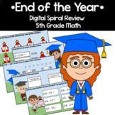 End of the Year 5th Grade Multiplication Google Slides | M
