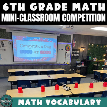 Preview of End of the Year 6th Grade Math CCSS Review Activity Classroom Competition