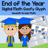 End of the Year 7th Grade Math Goofy Glyph Google Slides |