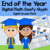 End of the Year 8th Grade Math Goofy Glyph Google Slides |