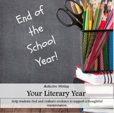 End of the Year: A Literary Reflection Writing Assignment