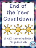 End of the Year ABC Countdown Activities