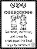 End of the Year ABC Countdown Activity Pack
