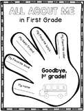 End of the Year Activities - 1st Grade Memory Book
