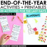End of the Year Activities - Last Day of School