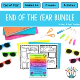 End of the Year Activities BUNDLE Memory Book Reflection A