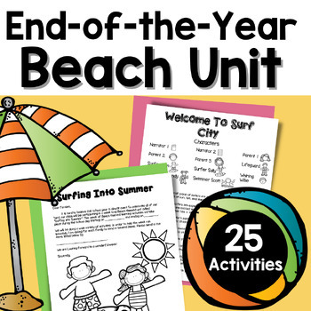 Preview of Beach Day Activities End of the Year Activities & End of the Year Memory Book