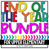 End of the Year Activities Bundle for Upper Elementary