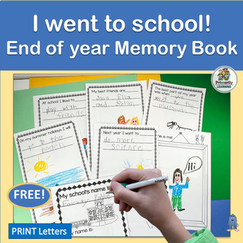Preview of End of the Year Activities - Create an End of Year Memory Book  FREE