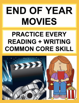 Preview of End of the Year Movies: End of the Year ELA Activities