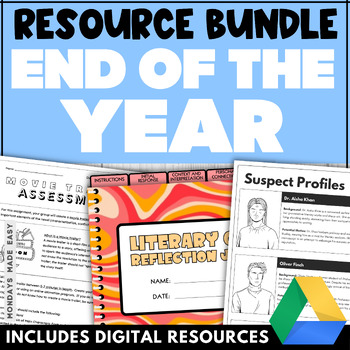 Preview of End of the Year Activities - End of Year Writing Prompts, Gifts, and Assessment
