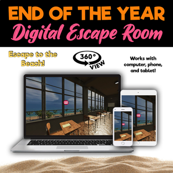 Preview of End of the Year Digital Escape Room — End of the Year Activity