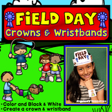 End of the Year Activities Field Day Crowns and Wristbands
