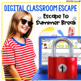 End of Year Activities Digital Escape Room Math Game Grades 4-5