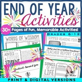 Preview of End of the Year Activities  - Last Week of School Fun for Middle and High School