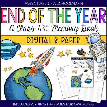 Preview of End of the Year Activities Memory Book - Bundle has Digital and Paper Versions