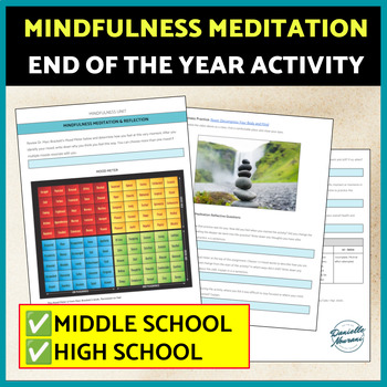 Preview of End of the Year Activities: Mental Health Awareness Month Middle & High School