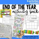 End of the Year Activities Packet
