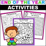 End of the Year Activities Packet Coloring Pages 2nd 3rd a