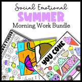 June Activity Packet SEL Summer Coloring Packet | End of Y