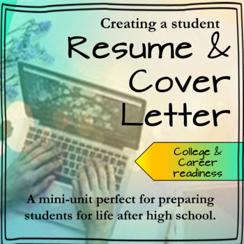 Preview of Resume & Cover Letter - College and Career Readiness