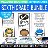 End of the Year Activities - Sixth Grade Memory Bundle