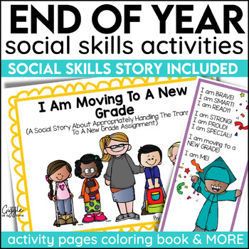Preview of End of the Year SEL Activities Reflection Bookmarks Social Stories Transitions 