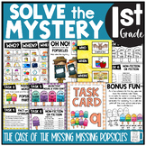 End of the Year Activities Solve the Mystery ELA Task Card