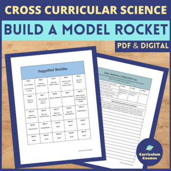 Preview of Build a Model Rocket Project for Middle School Science