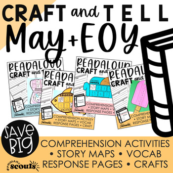 Preview of May End of the Year Read Aloud and Activities Summer Craft | Sequencing Stories