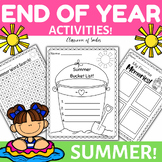 End of the Year Activities - Summer Fun Packet Pages - Col