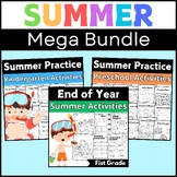 End of the Year Activities Summer Math,Literacy and colori