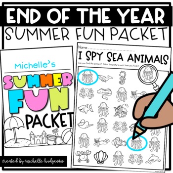 Preview of End of the Year Activities Summer No Prep Worksheets Last week of school
