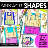 End of the Year Activities Summer Sandcastle Shapes Math