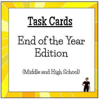 Preview of End of the Year Activities - Task Cards