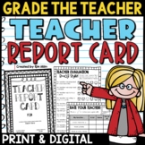 End of the Year Activities Teacher Report Card End of Year