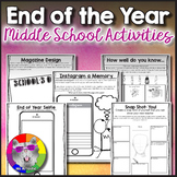 End of the Year Activities, Worksheets, Memories & Reflect