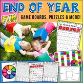End of the Year Activities and Memory Book 