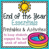 End of the Year Activities and Printables