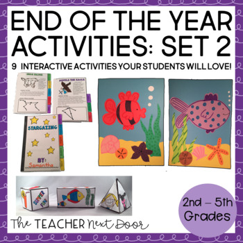 End of the Year Activities for 3rd - 5th Grade by The ...