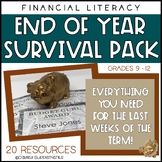 End of the Year Activities for High School Financial Literacy